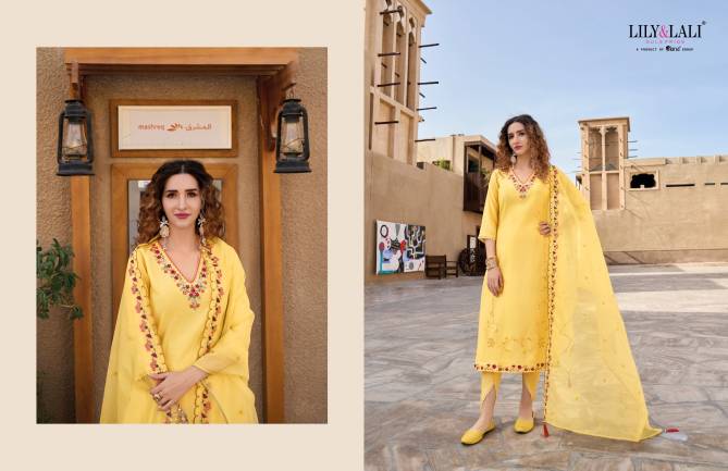 Miraan By Lily And Lali Milan Silk Readymade Suits Wholesale Market In Surat
